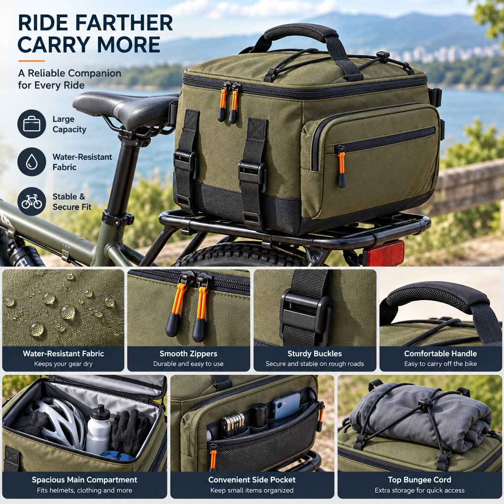 Rear Rack Trunk Bag