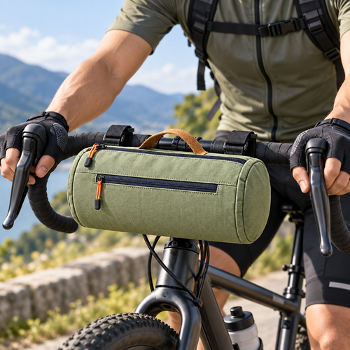 Canvas Handlebar Bag