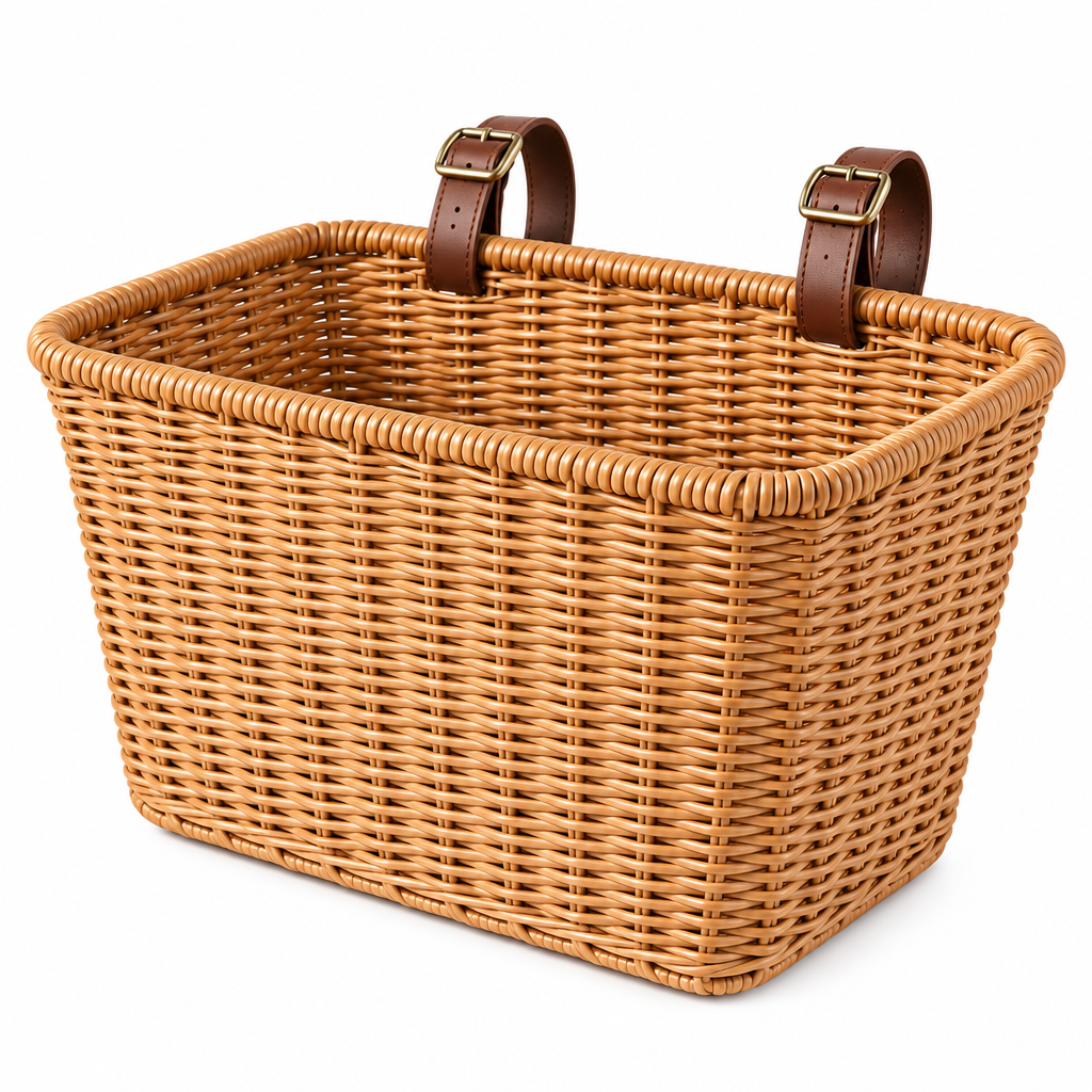 Classic Woven Bike Basket