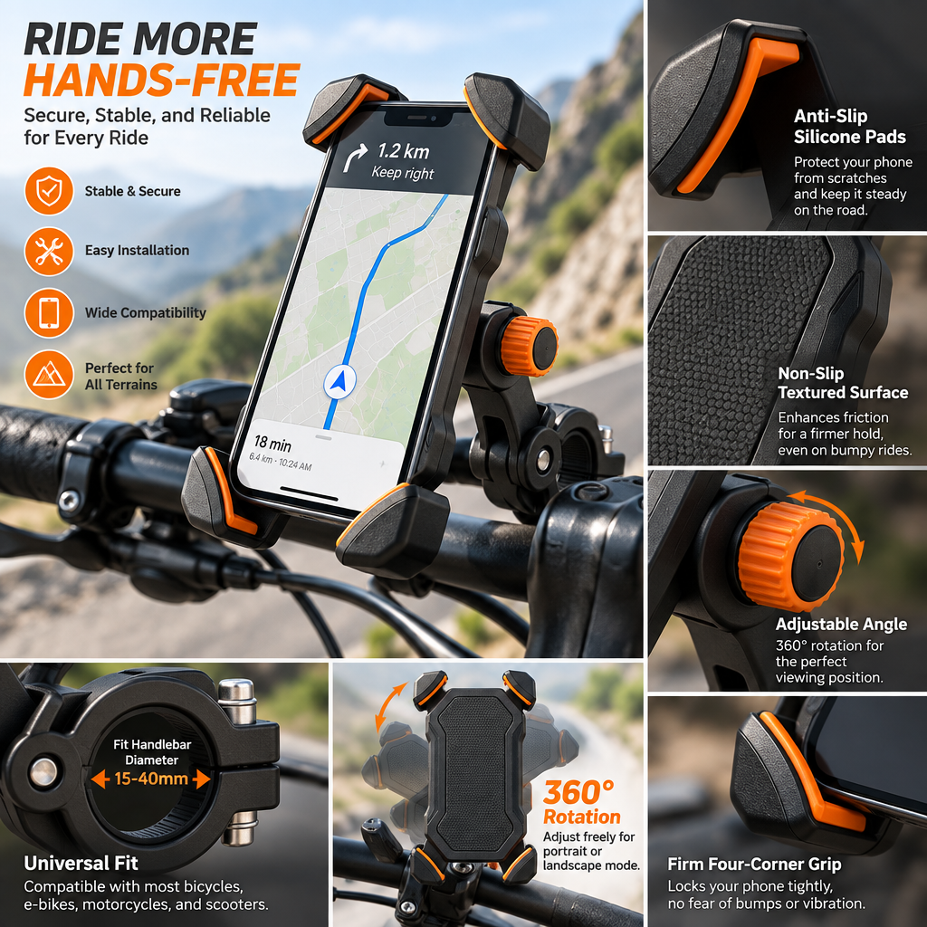 Handlebar Phone Mount