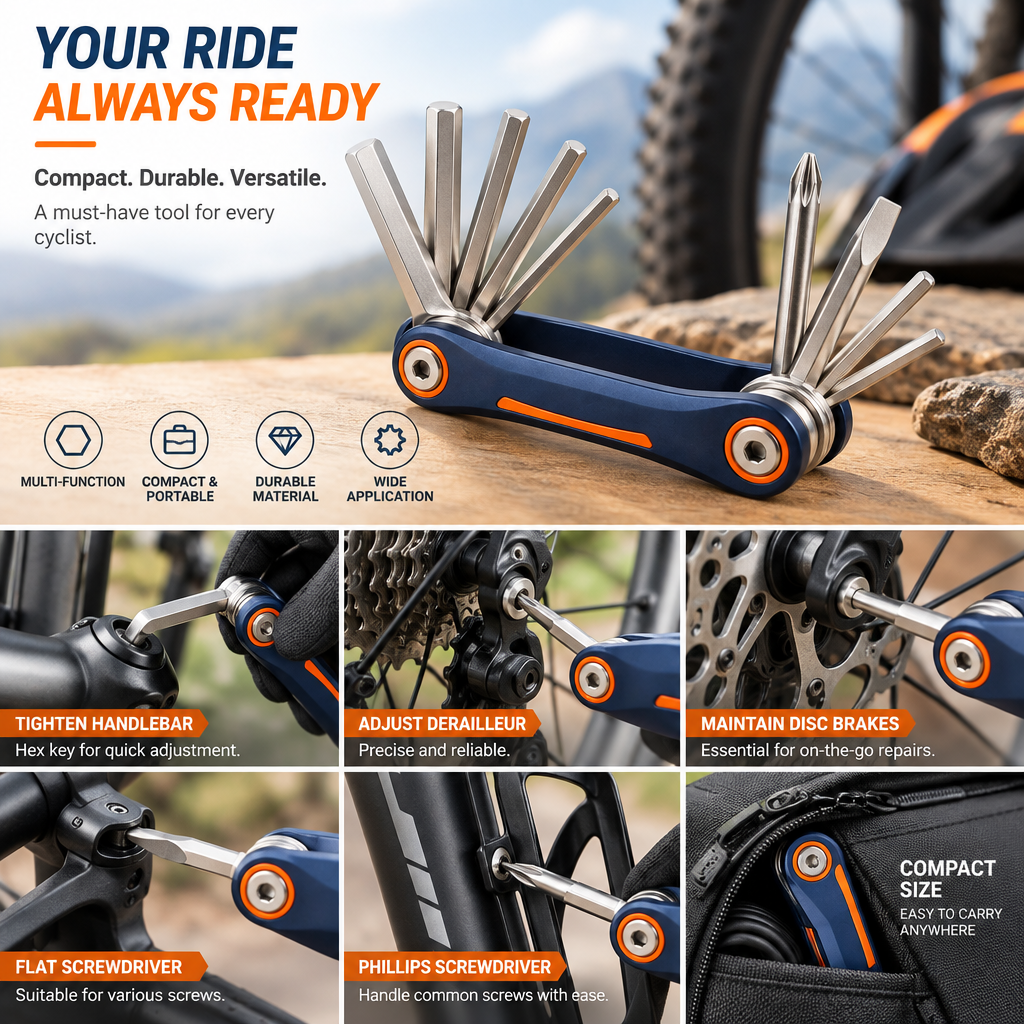Folding Bike Multi-Tool