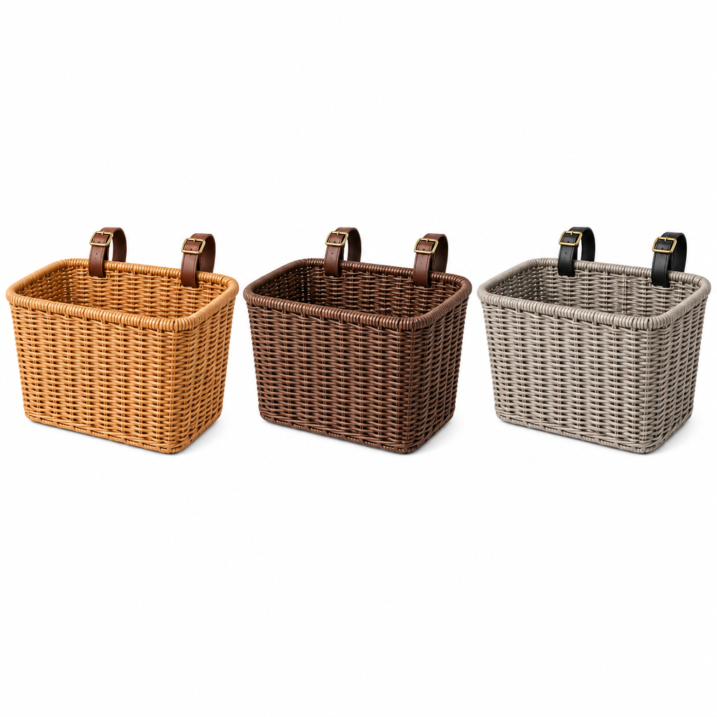 Classic Woven Bike Basket